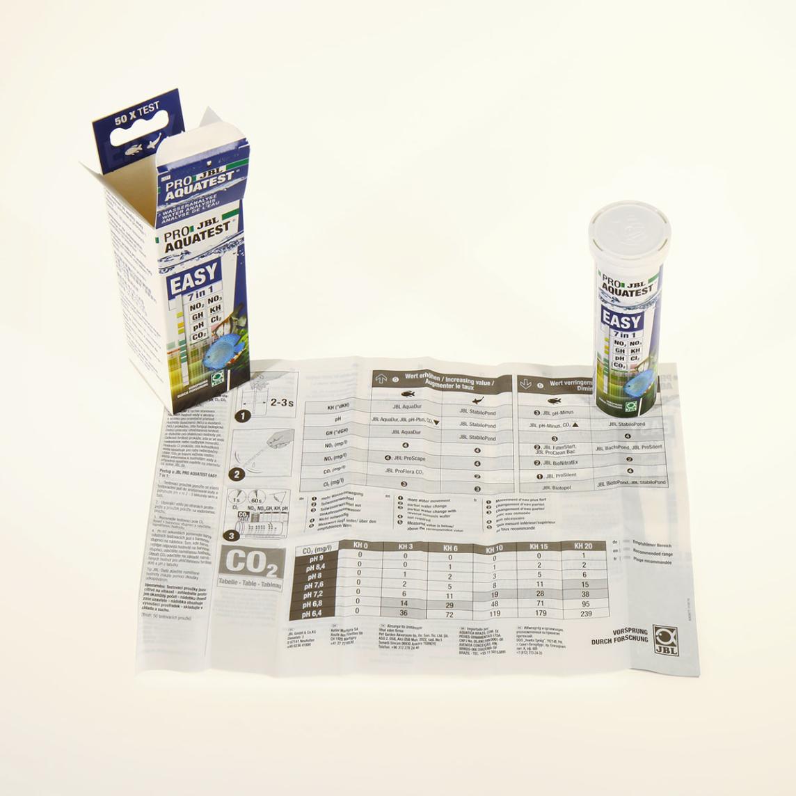 Jbl Proaquatest Easy 7in1 testiliuskat akvaarioon