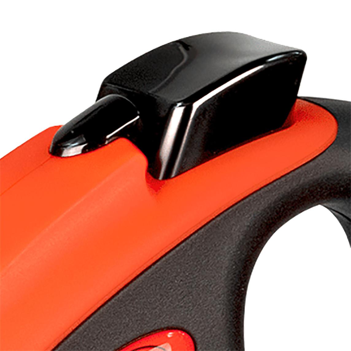 Flexi Xtreme L 8m musta/oranssi talutushihna