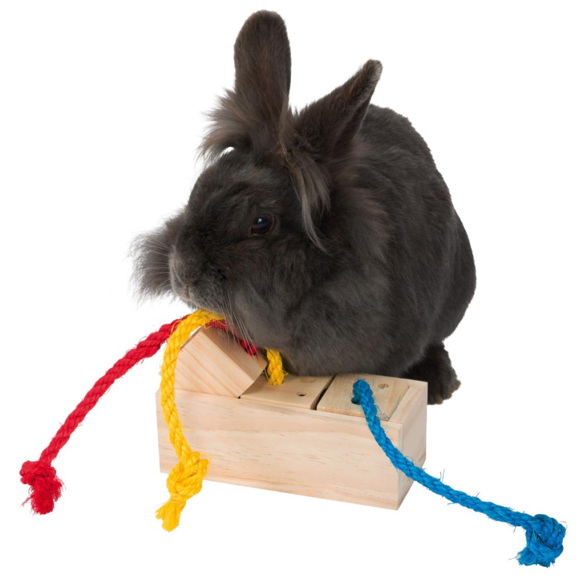 Kanin Snack-kuutio sisal-naruilla