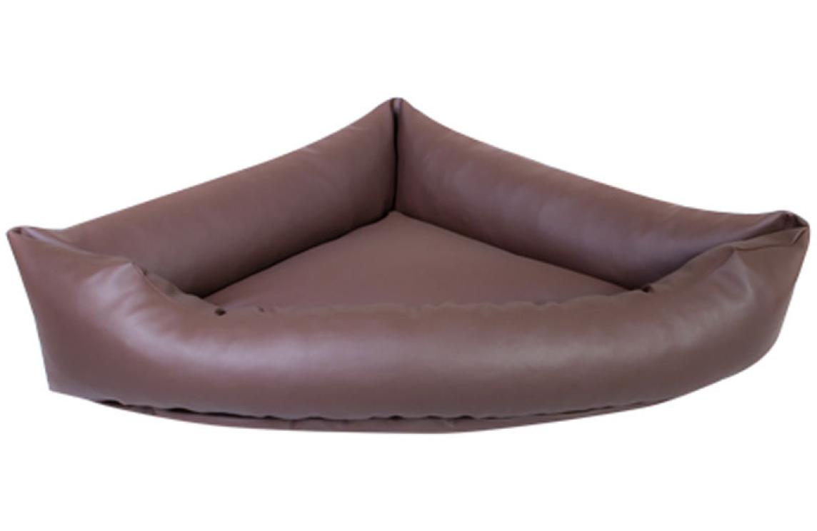 Koiranpeti nahkainen Corner (ruskea)