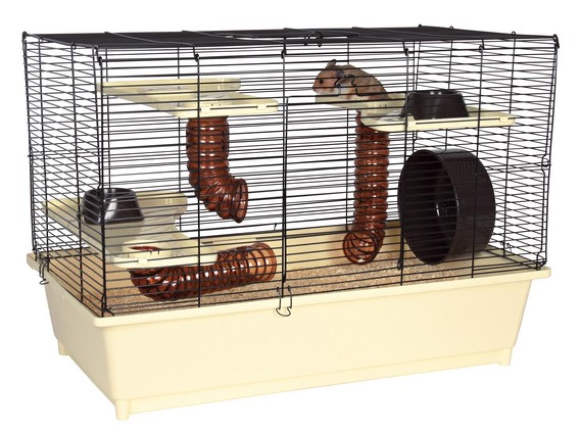 Hamsterin häkki ja hiiren häkki keskikoko