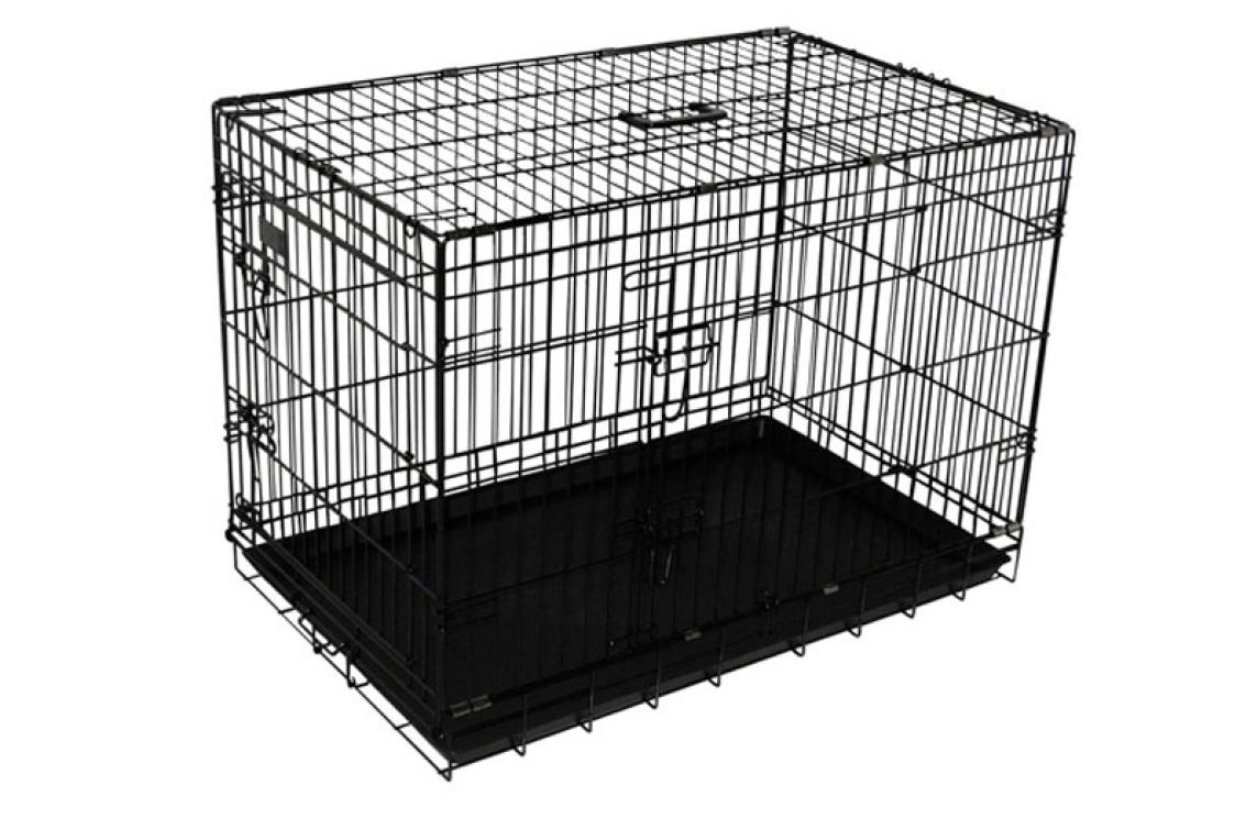 Kevytmetallihäkki koiralle