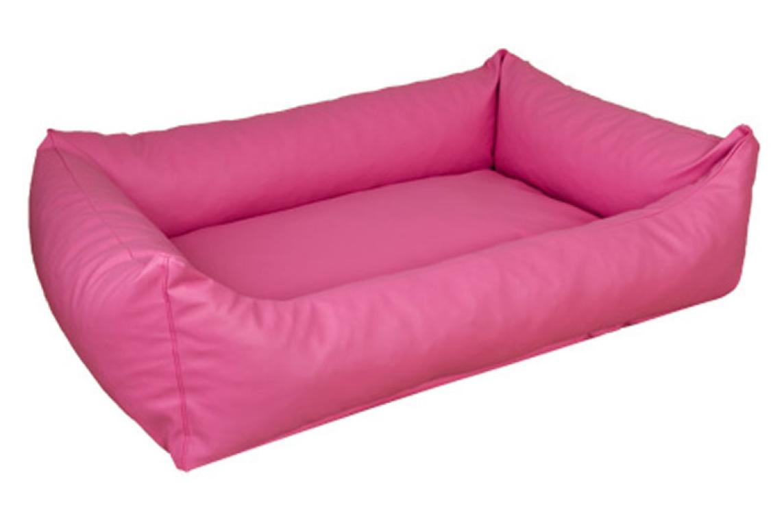 Koiranpeti nahkainen Snuggle (pinkki)