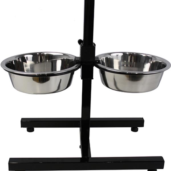 Ozami säädettävä koiran korotettu ruokakuppi, 2kpl