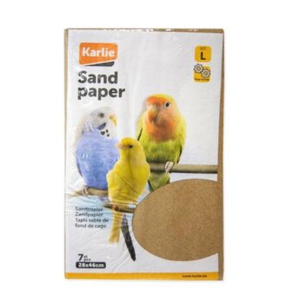 HIEKKAPAPERI 24x41CM 7KPL s-koko