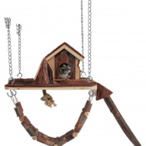 Janne Leikkipaikka riippuva talolla