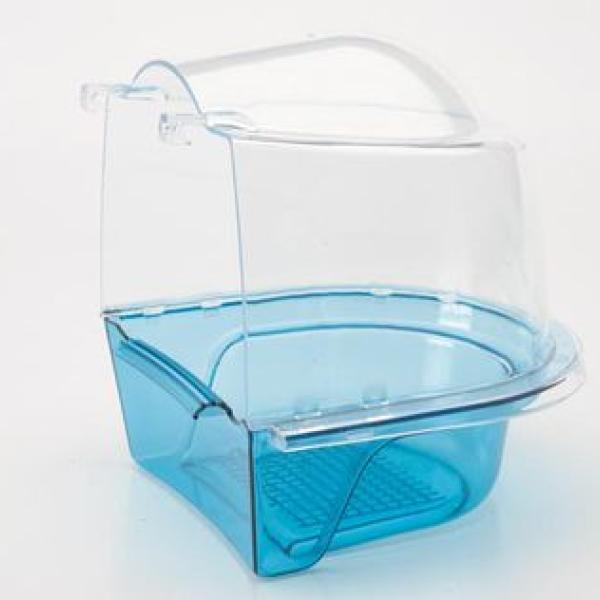 Perinteinen muovinen  kylpyallas linnulle