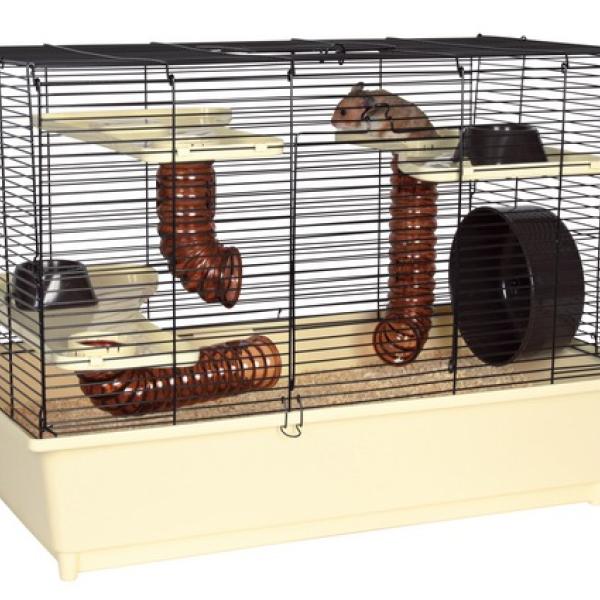 Hamsterin häkki ja hiiren häkki keskikoko