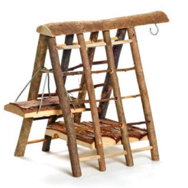 Rotalle, hiirelle kiipeilyteline keinulaudalla  29×19×23 cm