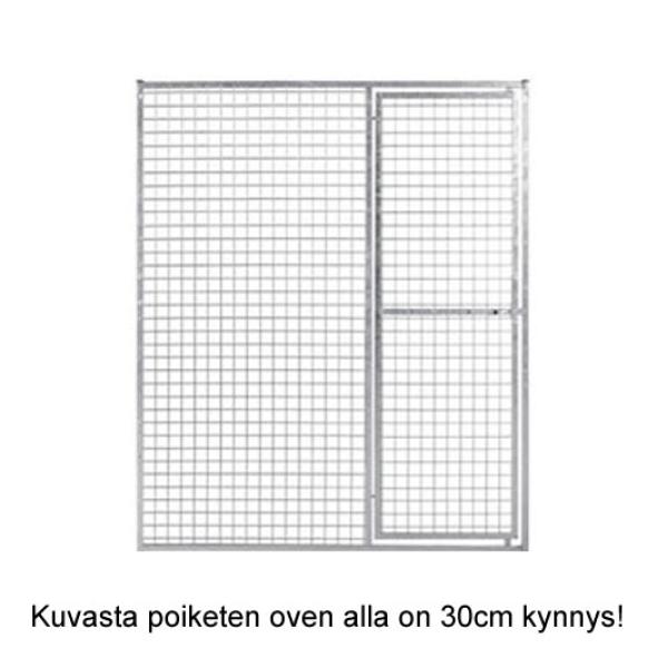 Koiratarha elementti ovella 2 m (verkko)
