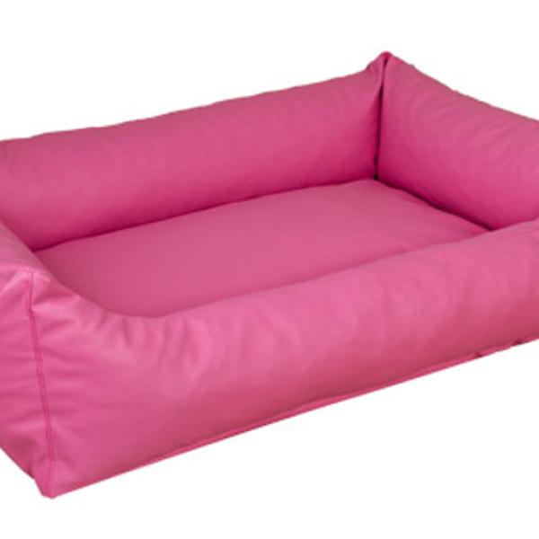 Koiranpeti nahkainen Snuggle (pinkki)