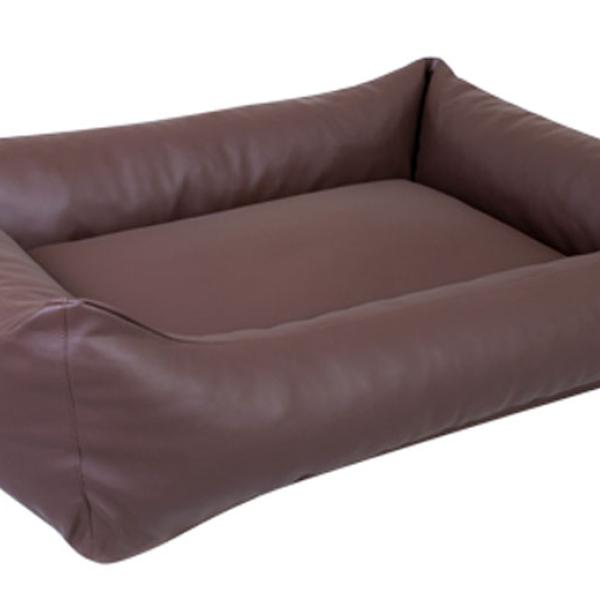 Koiranpeti nahkainen Snuggle (ruskea)